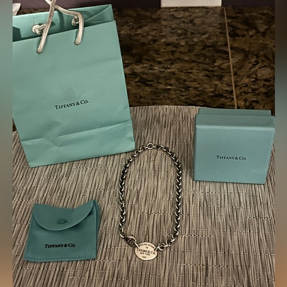 Tiffany & Co Oval Tag Necklace - Picture 3 of 3